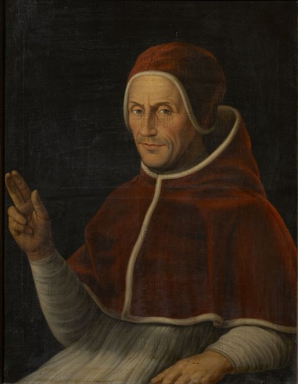 Portrait of the Pope Adrian VI (1459-1523), c.1630. Creator: Anonymous.