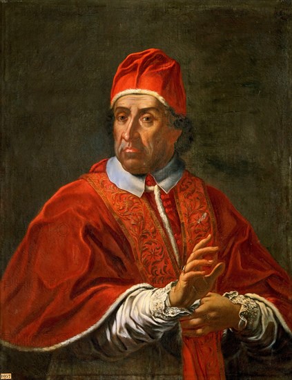 Portrait of the Pope Clement XI, after 1700. Creator: Anonymous.
