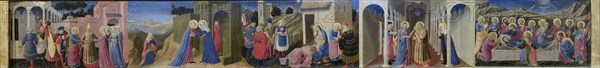 Predella of the Altarpiece The Annunciation, c. 1433-1434. Creator: Angelico, Fra Giovanni, da Fiesole (ca. 1400-1455).