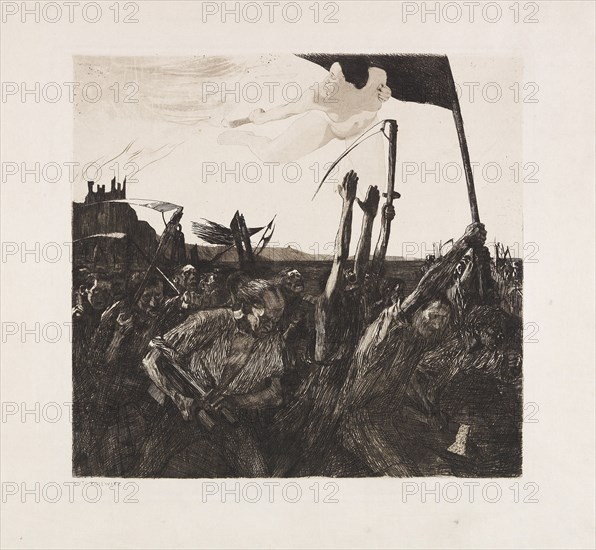 Revolt, 1899. Creator: Kollwitz, Käthe (1867-1945).