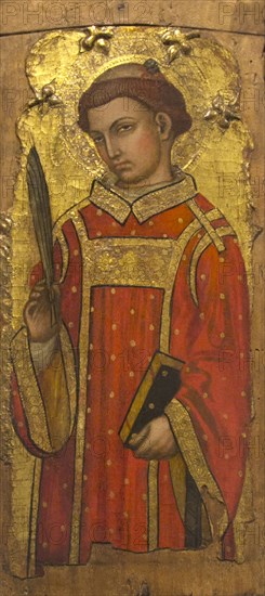 Saint Stephen, 1418. Creator: Taddeo di Bartolo (1362/63-1422).