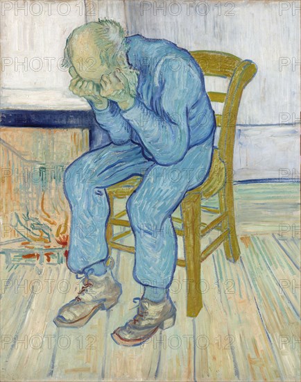 Sorrowing old man (At Eternity's Gate), 1890. Creator: Gogh, Vincent, van (1853-1890).