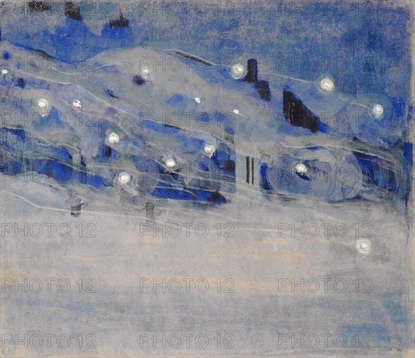 Sparks III, 1906. Creator: Ciurlionis, Mikalojus Konstantinas (1875-1911).