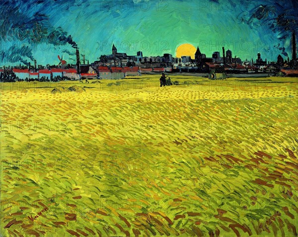 Summer evening, 1888. Creator: Gogh, Vincent, van (1853-1890).