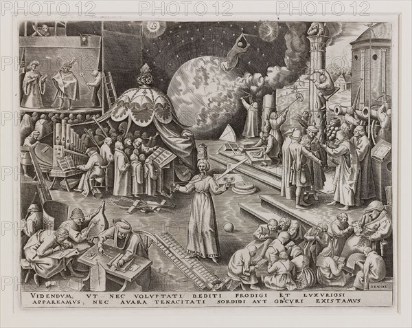 Temperantia (Temperance) from The Seven Virtues, 1560. Creator: Galle, Philipp (Philips) (1537-1612).