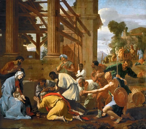 The Adoration of the Magi, 1633. Creator: Poussin, Nicolas (1594-1665).