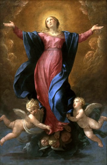 The Assumption of the Blessed Virgin Mary, 1637. Creator: Reni, Guido (1575-1642).