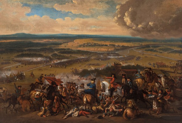 The Battle of Speyerbach on 15 November 1703, 1700s. Creator: Anonymous.