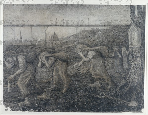 The bearers of the burden, 1881. Creator: Gogh, Vincent, van (1853-1890).