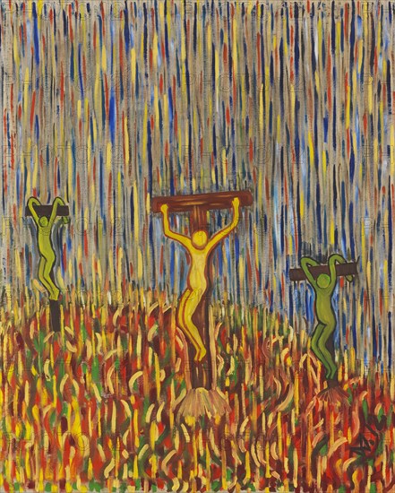 The Crucifixion, 1912. Creator: Morgner, Wilhelm (1891-1917).