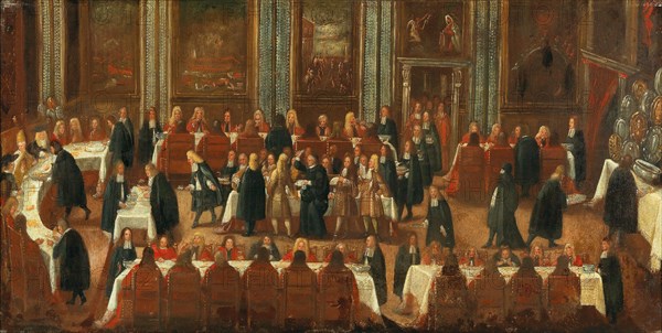 The Doge's banquet. Creator: Heintz, Joseph, the Younger (ca 1600-after 1674).