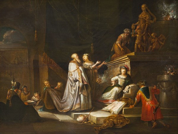 The Idolatry of King Solomon. Creator: Verdoel, Adriaen (c. 1620-1675).