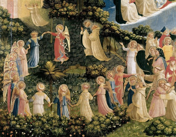 The Last Judgment (Detail), ca 1432. Creator: Angelico, Fra Giovanni, da Fiesole (ca. 1400-1455).