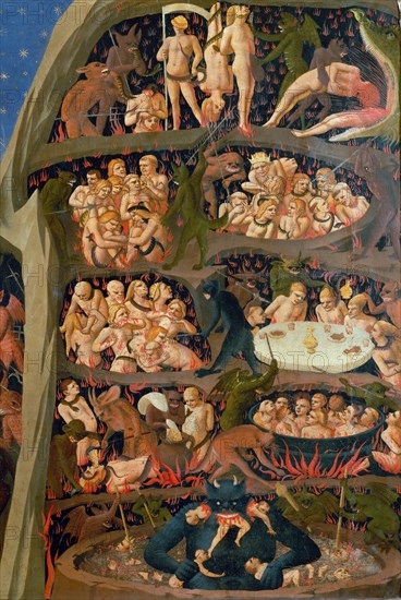 The Last Judgment (Detail), ca 1432. Creator: Angelico, Fra Giovanni, da Fiesole (ca. 1400-1455).