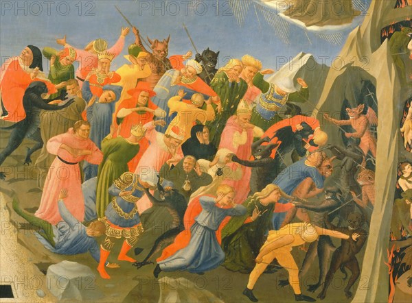 The Last Judgment (Detail), ca 1432. Creator: Angelico, Fra Giovanni, da Fiesole (ca. 1400-1455).