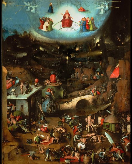 The Last Judgment (Triptych, central panel), ca 1485. Creator: Bosch, Hieronymus (c. 1450-1516).