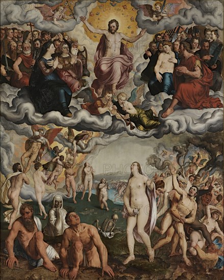 The Last Judgment, 1551. Creator: Pourbus, Pieter (1523-1584).