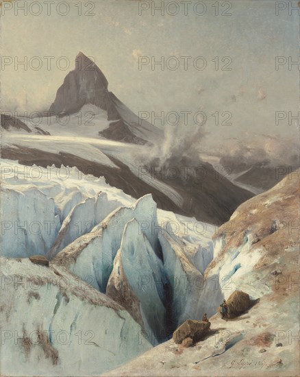 The Matterhorn, 1867. Creator: Loppé, Gabriel (1825-1913).