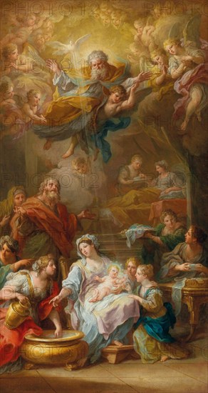 The Nativity of the Virgin, 1756. Creator: Conca, Sebastiano (1680-1764).