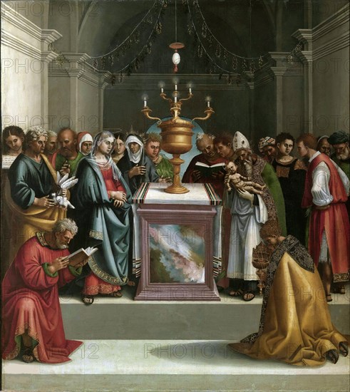 The Presentation in the Temple, ca 1521. Creator: Signorelli, Luca (ca 1441-1523).
