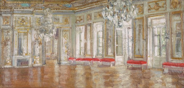 The White Hall, c. 1907. Creator: Sredin, Alexander Valentinovich (1872-1934).