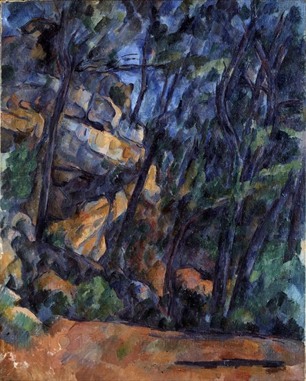 Trees and Rocks in the Park of the Château Noir, ca 1904. Creator: Cézanne, Paul (1839-1906).