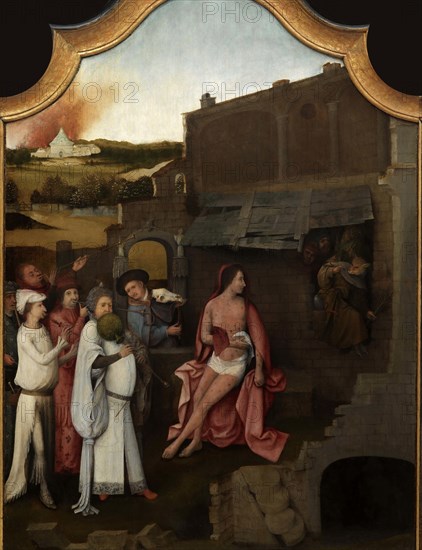 Triptych of Job (Central panel), First quarter of 16th cen.. Creator: Bosch, Hieronymus, (School)  .