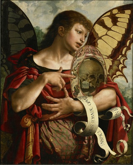 Vanitas (Vanity), ca 1535-1540. Creator: Hemessen, Jan Sanders, van (c. 1500-c. 1566).