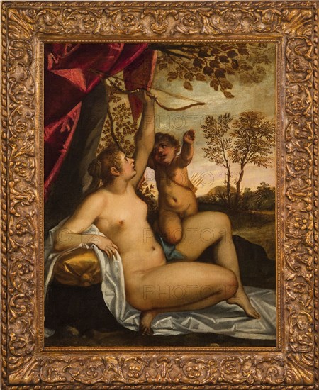 Venus Disarming Cupid. Creator: Palma il Giovane, Jacopo, the Younger (1544-1628).