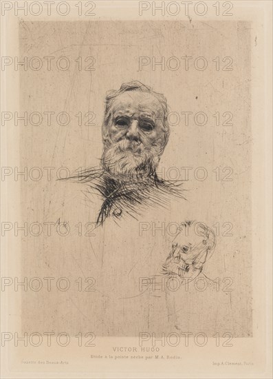 Victor Hugo, 1886. Creator: Rodin, Auguste (1840-1917).