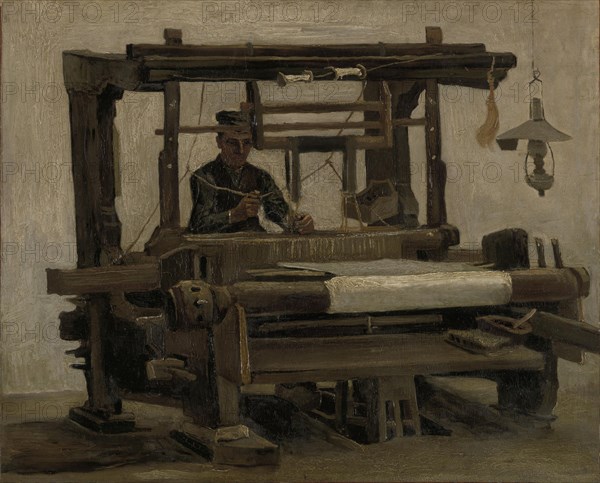 Weaver at the loom, 1884. Creator: Gogh, Vincent, van (1853-1890).