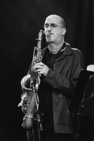 Michael Brecker, Cambridge Corn Exchange, 2000. Creator: Brian Foskett.