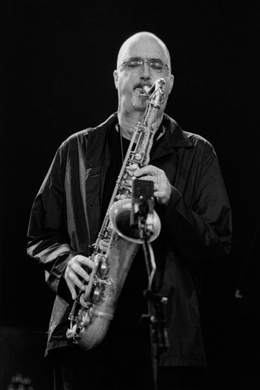 Michael Brecker, Cambridge Corn Exchange, 2000. Creator: Brian Foskett.