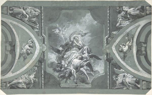 Study for the Decoration of a Vault, 1754-1815. Creator: Carlo Alberto Baratta.