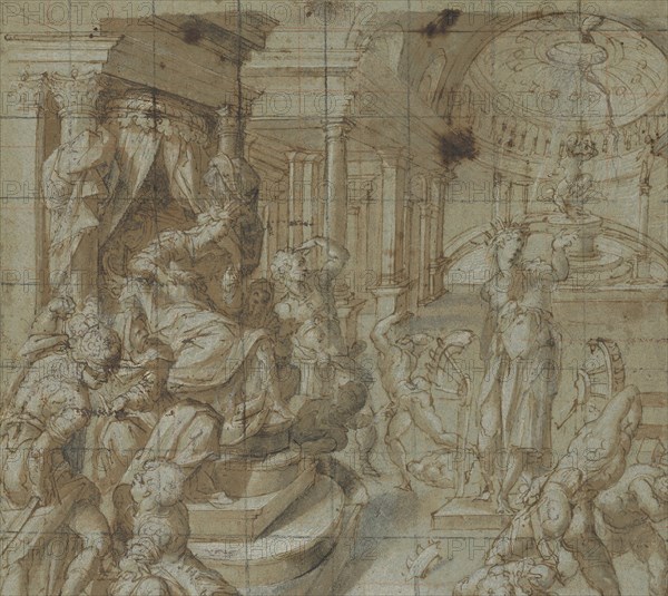 The Martyrdom of St. Catherine of Alexandria, 1560-70. Creator: Carlo Portelli.