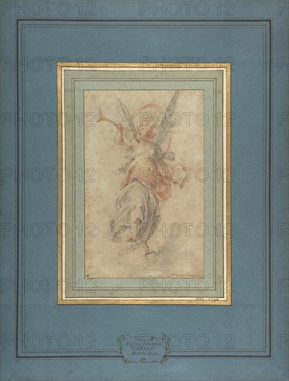 Allegorical Figure of Fame, ca. 1590. Creator: Giuseppe Cesari.