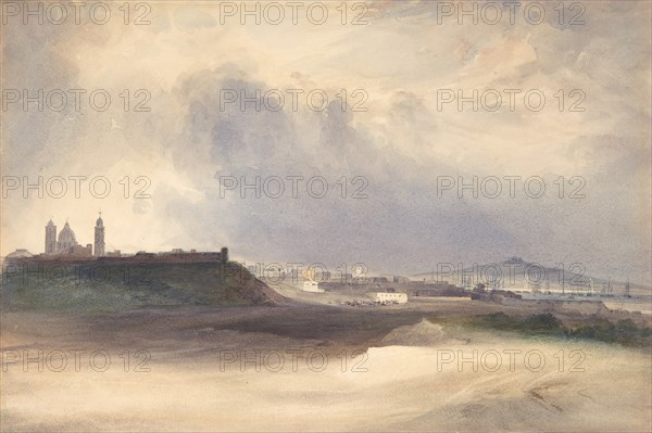 Approach to Montevideo, Uruguay, 1832. Creator: Conrad Martens.