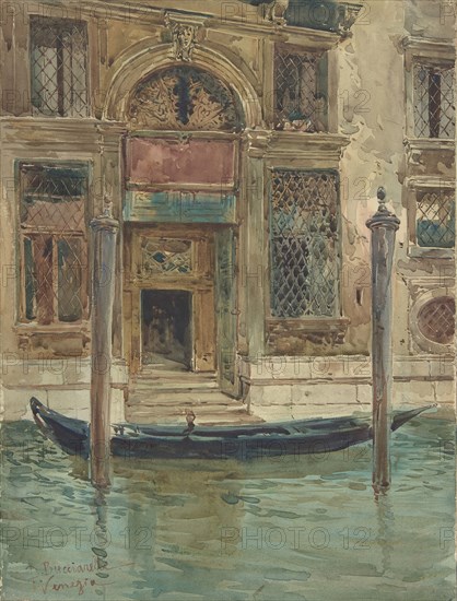 Portal of a Venetian Palace, 1839-1911. Creator: Daniele Bucciarelli.