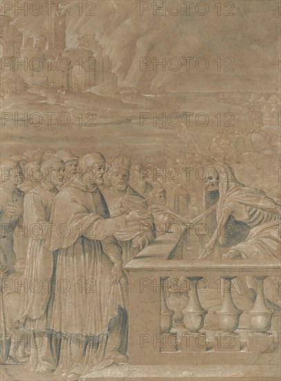 Allegory of the Triumph of Death over Church and State, ca. 1538-44. Creator: Girolamo da Treviso.