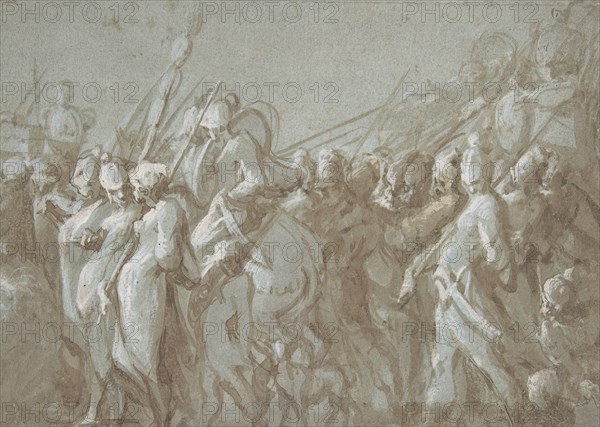 Military Procession, 16th century. Creator: Hans Mont.