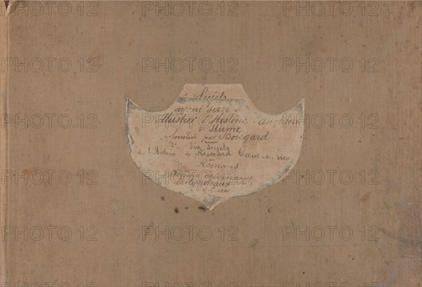 Album of 107 preparatory drawings to illustrate David Hume's "History of England", ca. 1853. Creator: Felix Henri Emmanuel Philippoteaux.