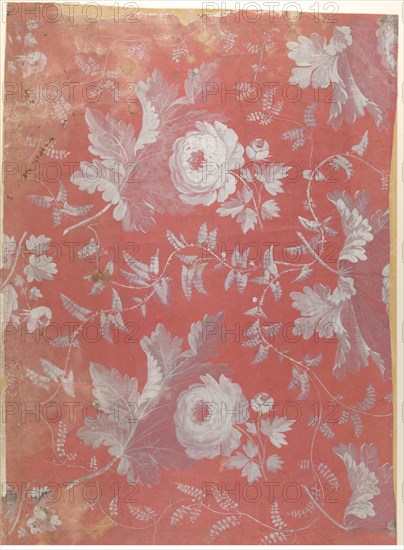 Design for Patterned Silk, ca. 1780-1825 . Creator: Attributed to Jean François Bony.