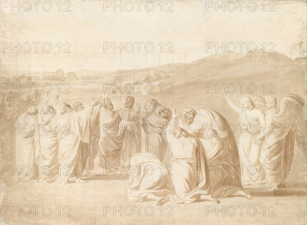 Study for "The Ascension", 1774. Creator: John Singleton Copley.