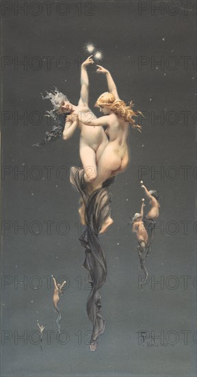 Twin Stars, 1851-96. Creator: Luis Ricardo Falero.