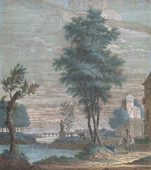 Italian Lanscape, 1769. Creator: Pieter de Groot.