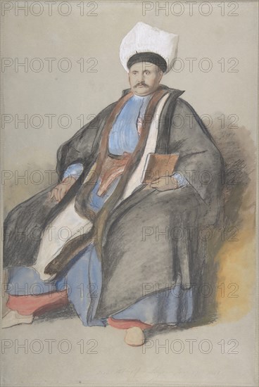 Portrait of Abram Jacob Messir, 1841. Creator: David Wilkie.