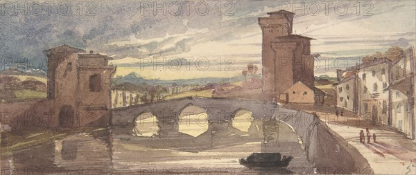 Pisa, 1843-44. Creator: Seymour Haden.