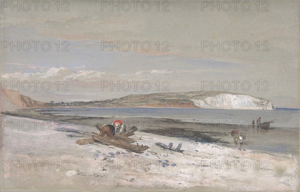 Culver Cliff, Isle of Wight, 1847. Creator: William Dyce.