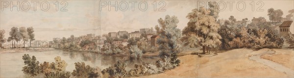 Italianate River Landscape, 1750-60. Creator: William Taverner.