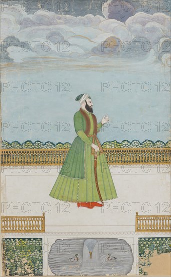 Nobleman on a Terrace, ca. 1780. Creator: Unknown.